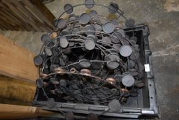 *Twenty Wrought Iron Hanging Tealight Holders