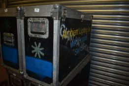 *Heavy Duty Flight Case with Hinged Lid 95x31x57cm with Two Internal Divisions