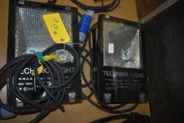 *Two Technika 150w Floodlamps