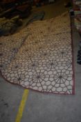*Boutique Camping Circular Tipi Carpet in Beige & Brown to suit Tentipi 9-Person Tipi
