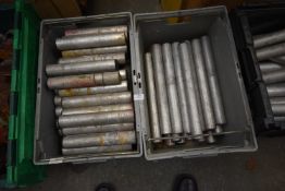 *Four Boxes of Stage Leg Supports and Brackets