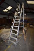 *Aluminium Nine Tread Warehouse Steps