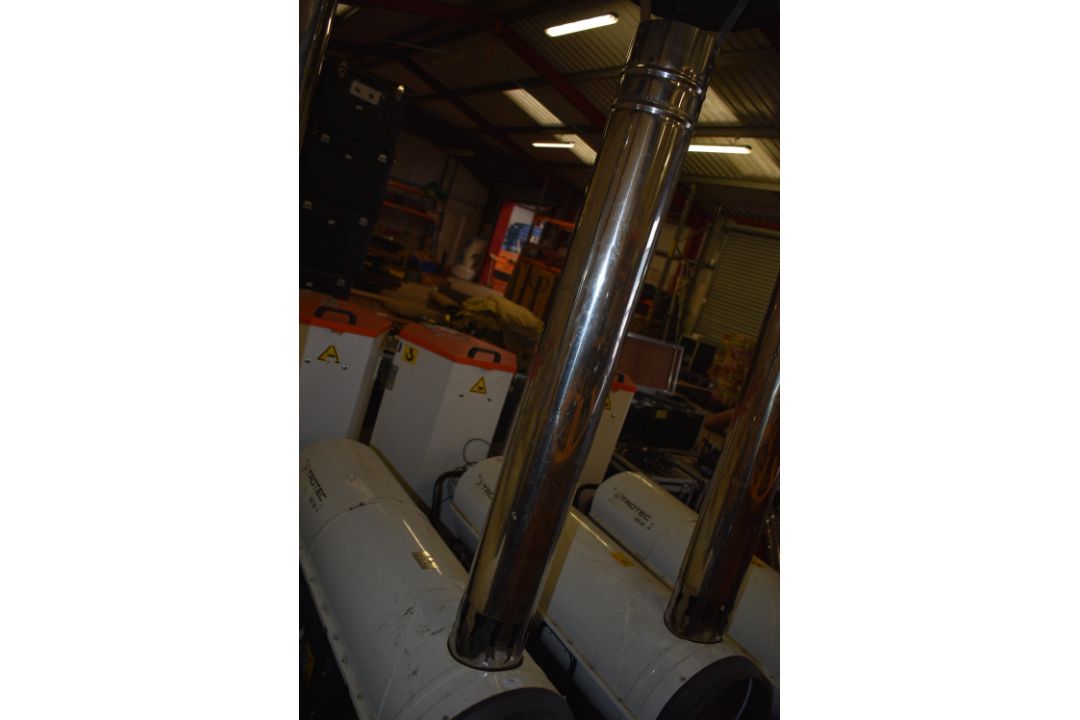 *Trotec IDE50 Diesel Electric Space Heater with Flue, Ducting, Vent, and Thermostat - Image 4 of 4