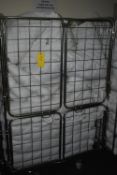 *Four Wheel Commercial Laundry Trolley Containing Double Quilts