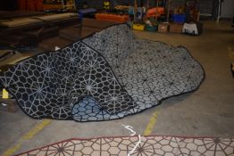 *Boutique Camping Circular Tipi Carpet in Grey & Black to suit Tentipi 9-Person Tipi