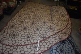 *Boutique Camping Circular Tipi Carpet in Beige & Brown to suit Tentipi 9-Person Tipi