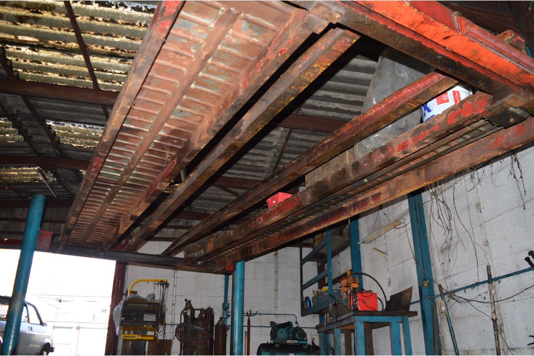 Bradbury Four Poster Ramp, 3ton Capacity, Model 735, Wheel Free, In Working Order, Post ~5x3m - Image 6 of 6