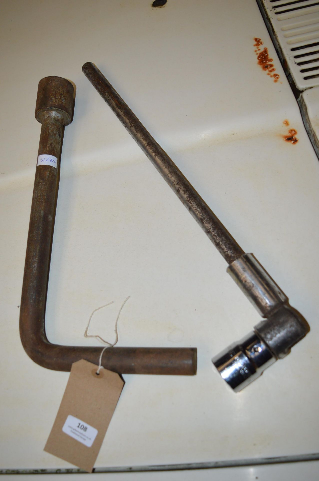 ¾” Drive Strongarm with 30mm Socket, and a Whitworth ¾” Drive Angle Bar