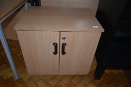 *Beech Effect Storage Cupboard 60x43cm x 59cm high