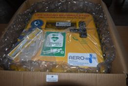 *Defibrillator Storage Cabinet with Combination Lock