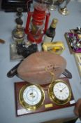 Barometer and Thermometer, Rugby Ball, Lantern, et