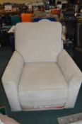 *True Innovations Fabric Swivel Glider Recliner