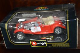 Burago Diecast Mercedes Roadster
