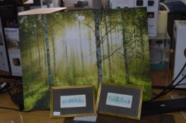 Canvas Wall Print and Two Other Prints