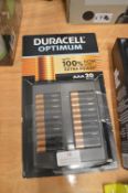 *20 Duracell AAA Batteries