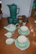 Retro Pottery Part Coffee Set etc.