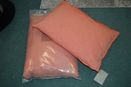 *Two GoodHome Kisiria Salmon Pink Cushions