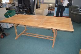 Blooma Roscana Teak Extending Patio table