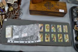 Cigarette Card Album and Loose Cards