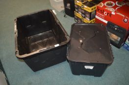 *Two Storage Boxes