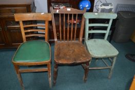 Three Period Chairs