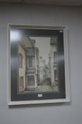 Original Watercolour of Hawkshead by D, Hardwood
