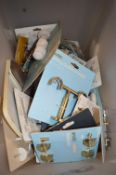 *Box of Assorted Brackets, and Tieback Fittings