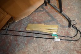 *Two Shepherd Hooks and Small Garden Trellis