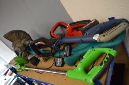 *Three Assorted Grass Trimmers, and an Einhell Hedge Trimmer