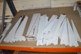 *Quantity of Assorted White Shelving Brackets