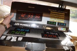 *Two LED Number Clocks