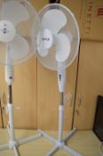 *Two White Floor Fans