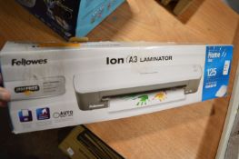 *Fellows Ion A3 Laminator