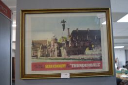 Reproduction James Bond Thunderball Framed Poster