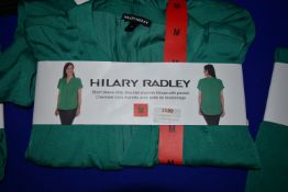 *Hilary Radley Short Sleeve Drop Shoulder Blouse in Green Size: M