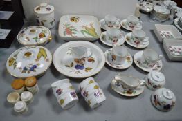 Royal Worcester Evesham Pattern Tableware 30+pcs