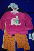 Pekkle Plush Top with Bodysuit & Pants 4pc Set Size: 18 months