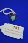 9ct Gold Cameo Ring Size: I ~2g