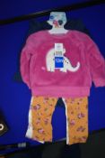 Pekkle Plush Top with Bodysuit & Pants 4pc Set Size: 12 months