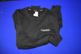 *Calvin Klein Black Pyjama Top Size: S