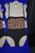 *DKNY Lady’s Leopard Skin Swimsuit Size: 8