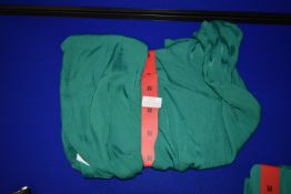 *Hilary Radley Short Sleeve Drop Shoulder Blouse in Green Size: M