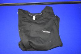 *Calvin Klein Black Pyjama Top Size: XL