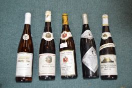 Five Bottles of German White Wine
