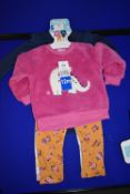 Pekkle Plush Top with Bodysuit & Pants 4pc Set Size: 12 months