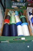 Assorted Spools of Yarn