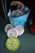 Assorted Wall Clocks etc.