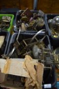 Two Boxes of Clock Mechanisms etc.