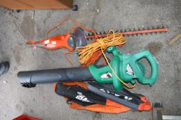 Assorted Garden Electrical Including Flymo Hedge T