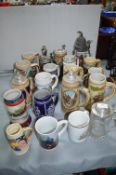 Twenty Steins and Tankards